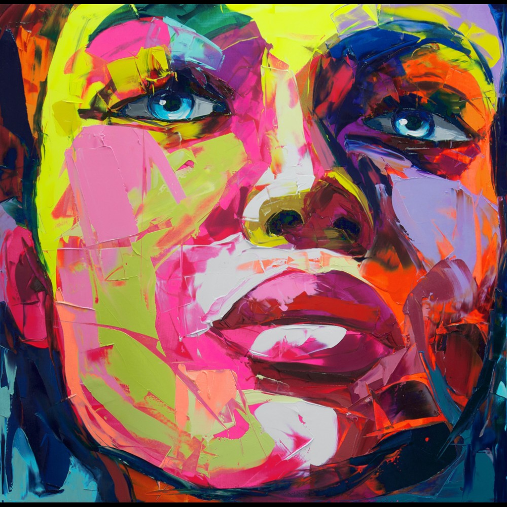 Francoise Nielly Portrait Palette Painting Expression Face143